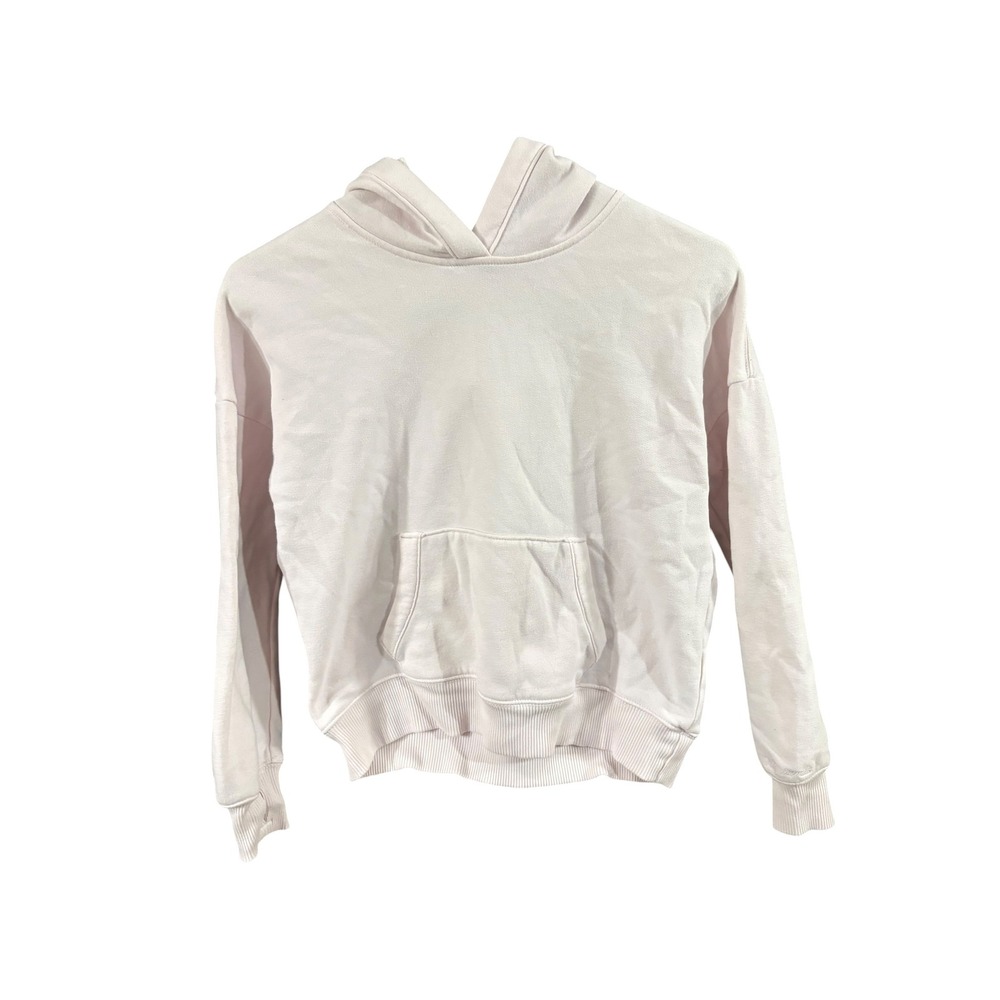 Abercrombie Kids A&F Essentials Light Pink Pullover Hoodie Sweatshirt Size 11/12